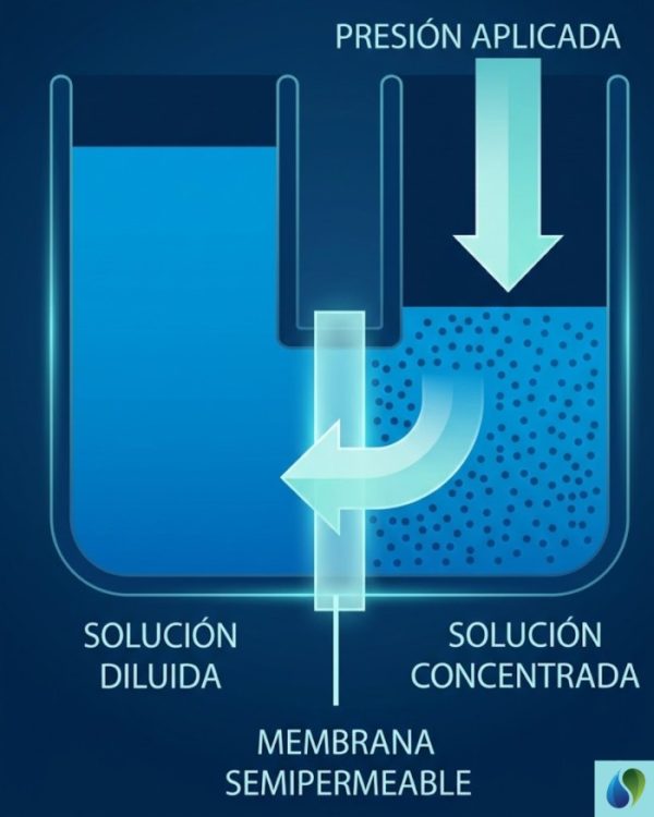 explicacion sencilla osmosis inversa imagen